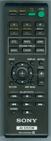 SONY 1-490-501-11 RM-ANP084 Genuine OEM original Remote