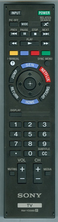 SONY 1-491-989-11 RM-YD089 Genuine OEM original Remote