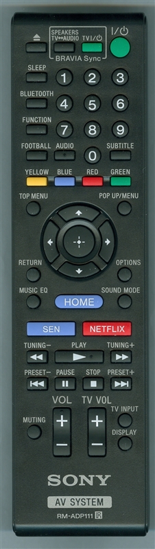 SONY 1-492-708-11 RM-ADP111 original OEM Remote