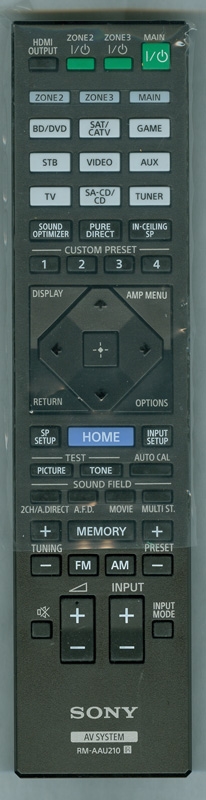 SONY 1-492-849-11 RM-AAU210 Genuine OEM original Remote