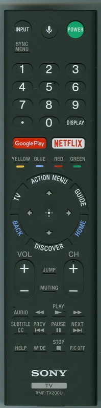 SONY 1-493-127-31 RMF-TX200U Genuine OEM original Remote