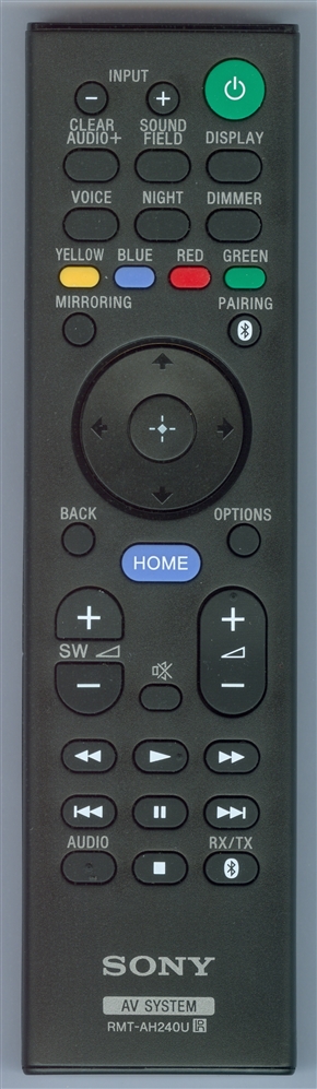 SONY 1-493-142-11 RMT-AH240U Genuine OEM original Remote