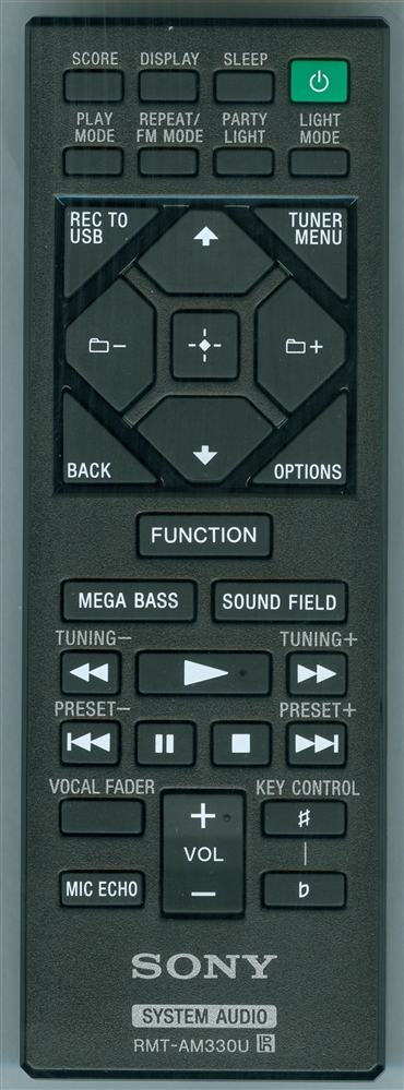 SONY 1-493-294-11 RMT-AM330U Genuine OEM Original Remote