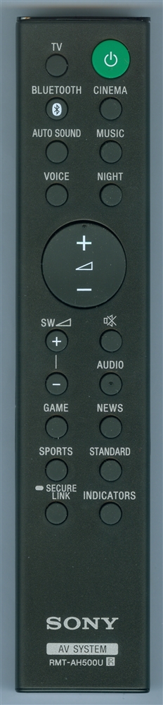 SONY 1-493-544-11 RMT-AH500U Genuine OEM original Remote