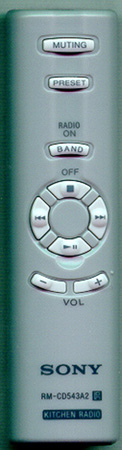 SONY A-1157-171-A RM-CD543A2 Genuine OEM original Remote