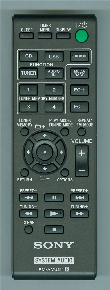 SONY A-2059-264-A RM-AMU211 Genuine OEM original Remote