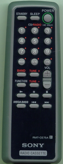 SONY A-3013-907-A RMT-CE75A BLACK Genuine OEM original Remote