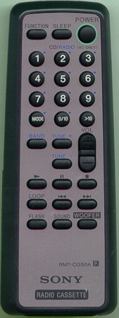 SONY A-3258-027-A RMT-CG50A Genuine  OEM original Remote