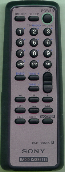 SONY A-3258-027-A RMT-CG50A Refurbished Genuine OEM Original Remote