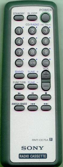 SONY A-3258-092-A RMT-CE75A WHITE Genuine  OEM original Remote