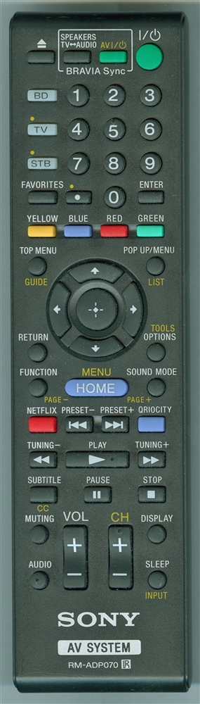 SONY RM-ADP070 Genuine  OEM original Remote