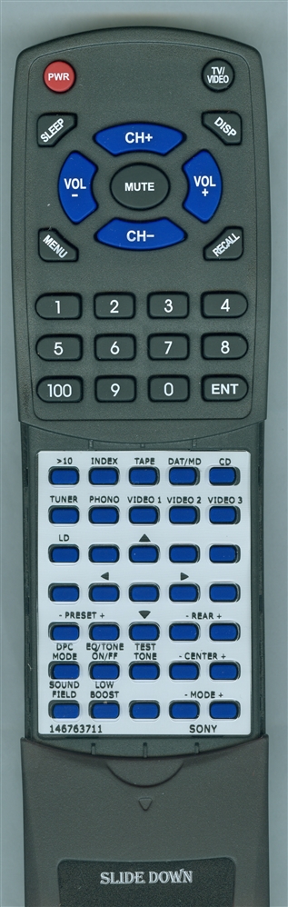 SONY 1-467-637-11 RM-U241 Custom Built Redi Remote