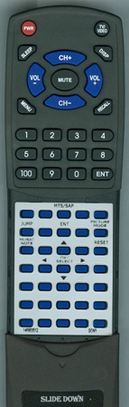 SONY 1-468-835-12 RMY194 replacement Redi Remote
