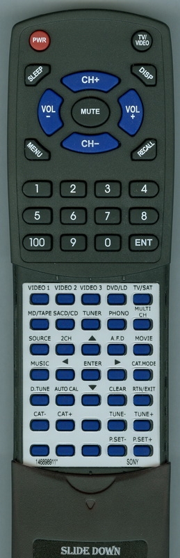 SONY 1-468-989-11 RM-AAP008 replacement Redi Remote