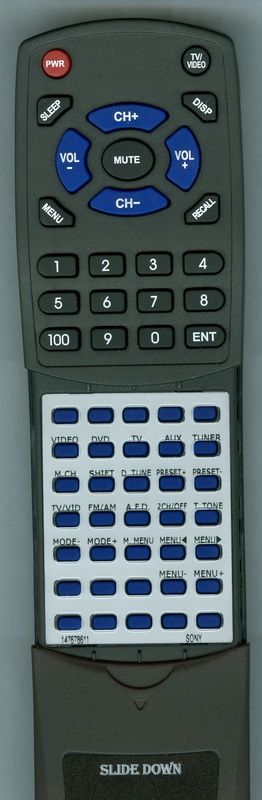 SONY 1-476-786-11 RM-U305S replacement Redi Remote