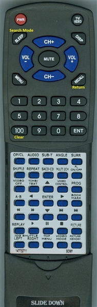 SONY 1-477-327-11 RMT-D150A replacement Redi Remote