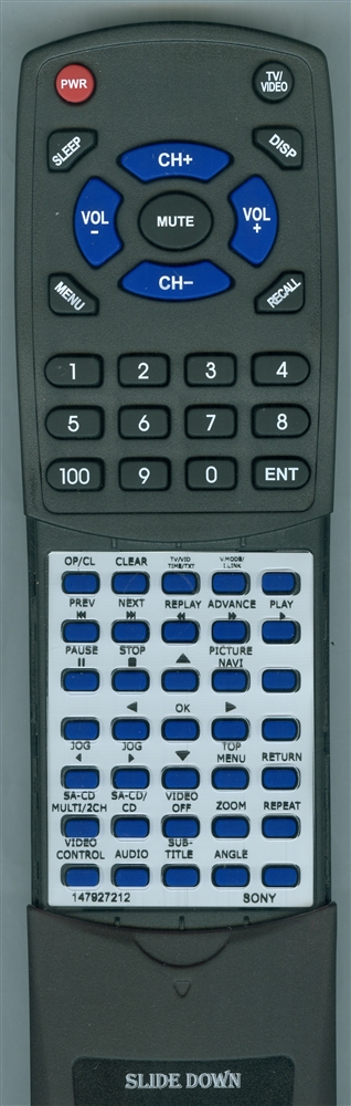 SONY 1-479-272-12 RM-ASP003 replacement Redi Remote