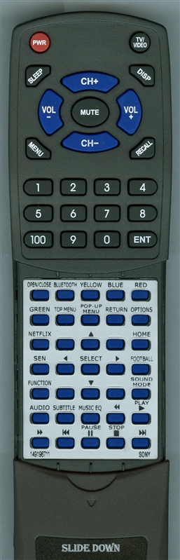 SONY 1-491-967-11 RM-ADP092 replacement Redi Remote