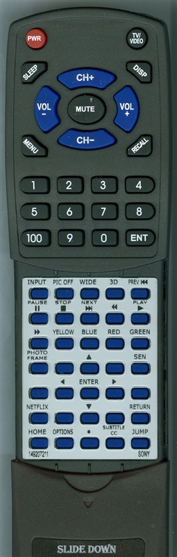 SONY 1-492-072-11 RM-YD094 replacement Redi Remote