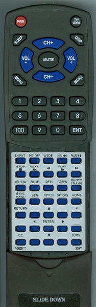 SONY 1-492-291-11 RM-YD096 replacement Redi Remote