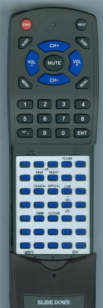 SONY 1-492-557-21 RM-ANU182 replacement Redi Remote