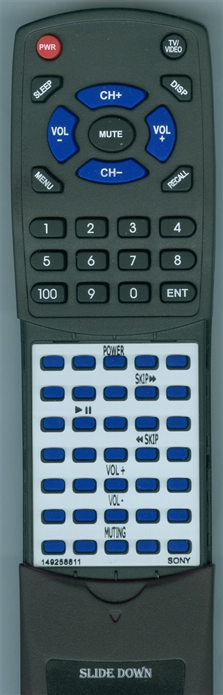 SONY 1-492-558-11 RM-ANU183 replacement Redi Remote