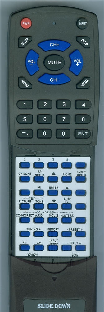 SONY 1-492-849-21 RM-AAU217 replacement Redi Remote