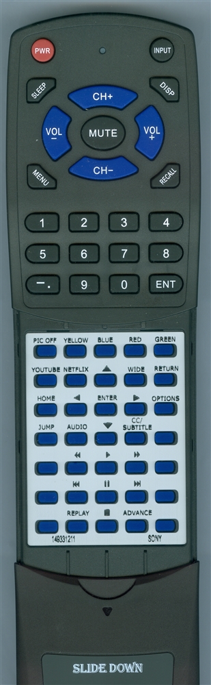 SONY 1-493-312-11 RMT-TX300U replacement Redi Remote