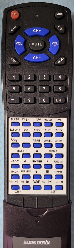 SONY 1-493-369-11 RMT-AA400U replacement Redi Remote