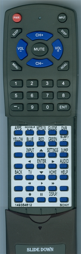 SONY 1-493-546-12 RMF-TX600 replacement Redi Remote