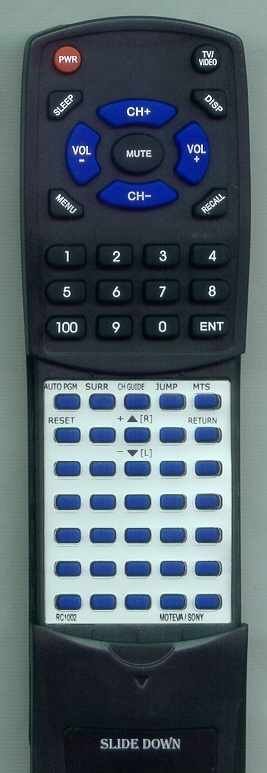 SONY RC1002 replacement Redi Remote