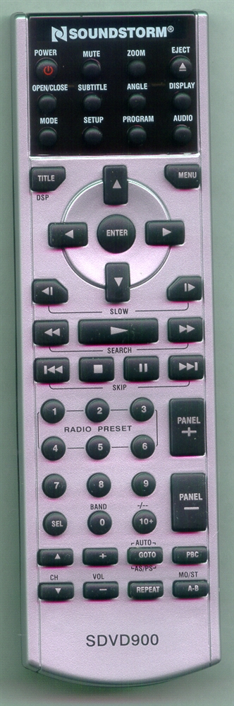 SOUND STORM SDVD900 SILVER Genuine OEM original Remote