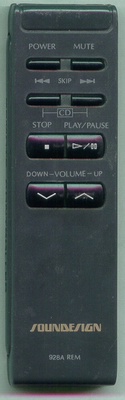 SOUNDESIGN 928AREM 928AREM Refurbished Genuine OEM Original Remote