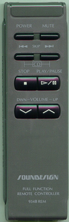 SOUNDESIGN 934BREM Genuine OEM original Remote