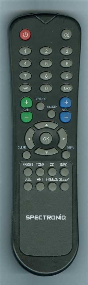 SPECTRONIQ PLTV42HW68 Refurbished Genuine OEM Original Remote
