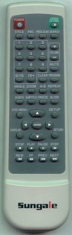 SUNGALE DVD2025 Refurbished Genuine OEM Original Remote