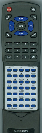 SUNKEY SK801ATSC SMALL replacement Redi Remote