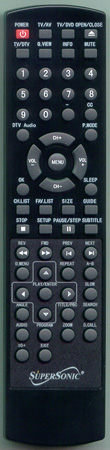 SUPERSONIC FC2200 Genuine  OEM original Remote