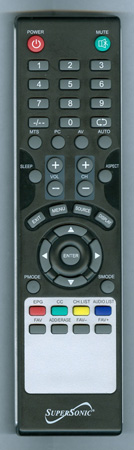 SUPERSONIC SC1331S Genuine OEM original Remote