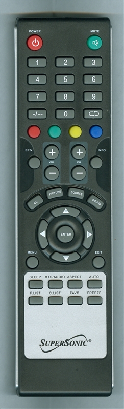 SUPERSONIC SC3210 Genuine OEM original Remote