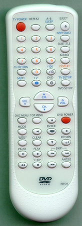 SYLVANIA NB139UD NB139 Genuine OEM original Remote