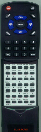 SYLVANIA N0288UD replacement Redi Remote
