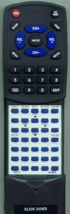 SYLVANIA NA351UD NA351 replacement Redi Remote