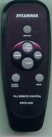 SYLVANIA SRCD-4400 SRCD4400 Refurbished Genuine OEM Original Remote