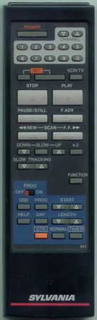SYLVANIA VSQS0567 VSQS0567 Genuine  OEM original Remote