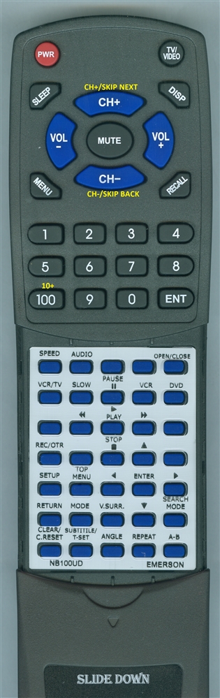 SYLVANIA NB100UD NB100 replacement RediRemote