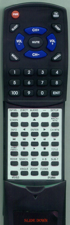 SYLVANIA NF013UD replacement Redi Remote