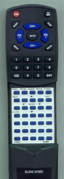 SYLVANIA NH000UD replacement Redi Remote