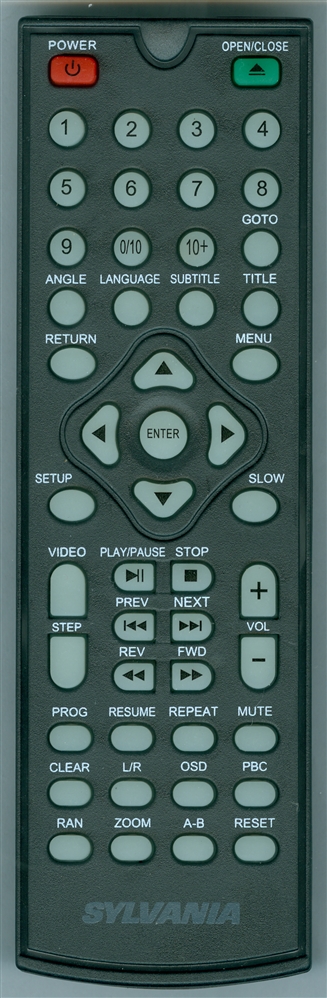 SYLVANIA SDVD6656 Genuine OEM original Remote