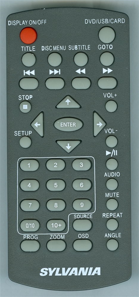 SYLVANIA SDVD8791C Genuine OEM Original Remote